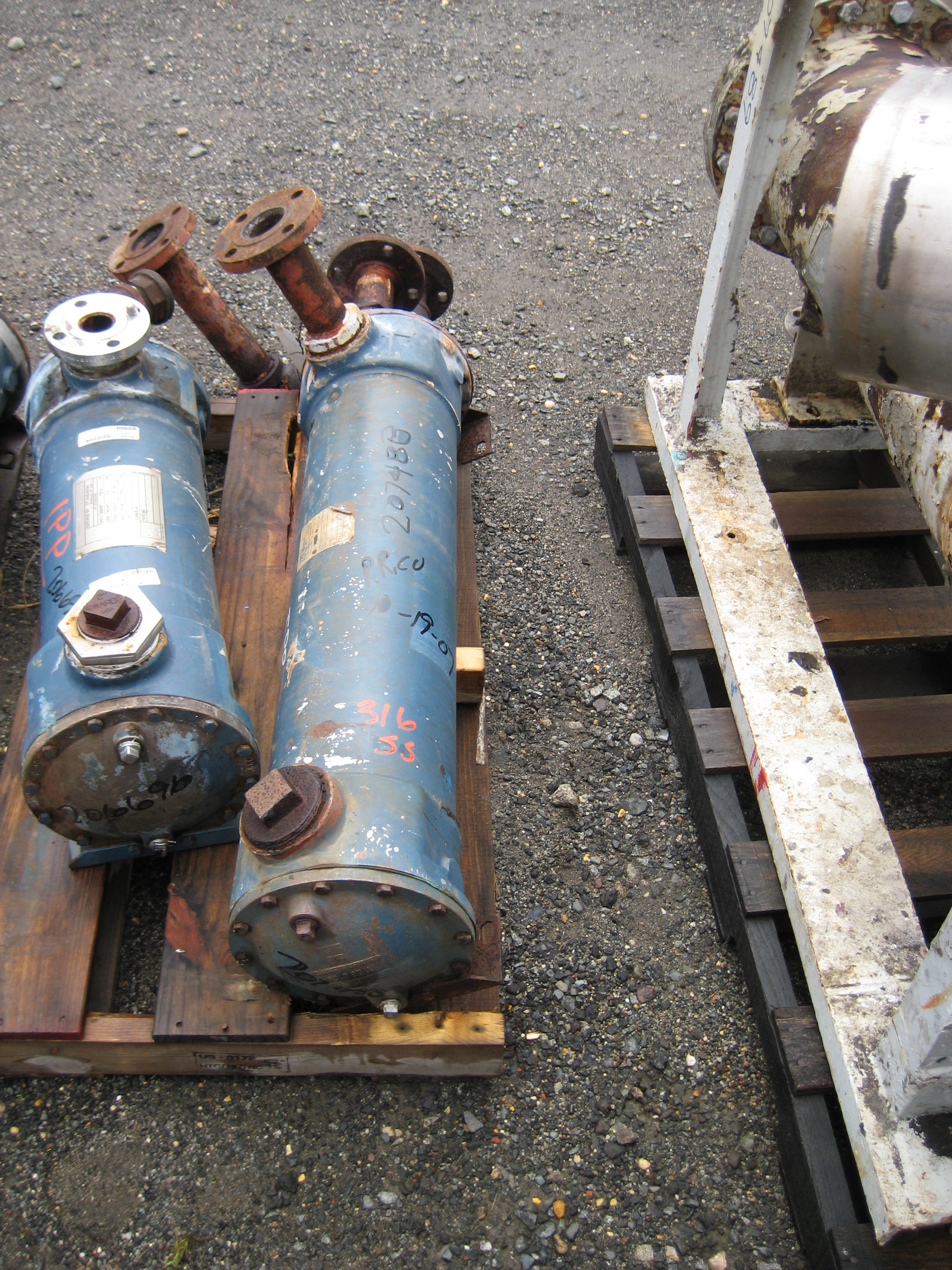 IPP# 207488, 1.86 m² (20 ft²)  Stainless Steel 316 Shell and Tube Heat Exchanger For Sale