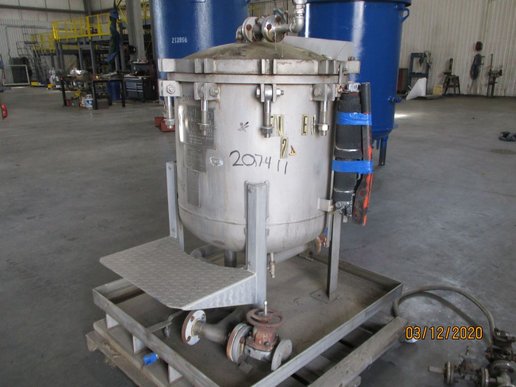  0.41 m² (4.4 ft²) Stainless Steel 316 Basket Filter For Sale - IPP# 207411