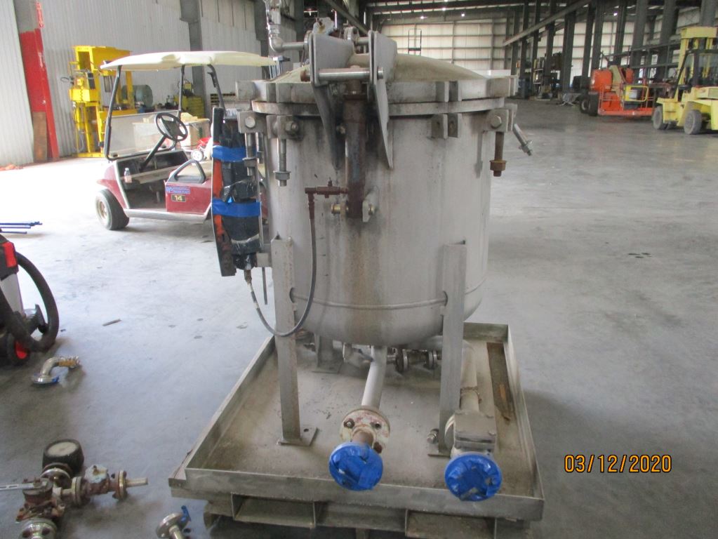  0.41 m² (4.4 ft²) Stainless Steel 316 Basket Filter For Sale - IPP# 207411