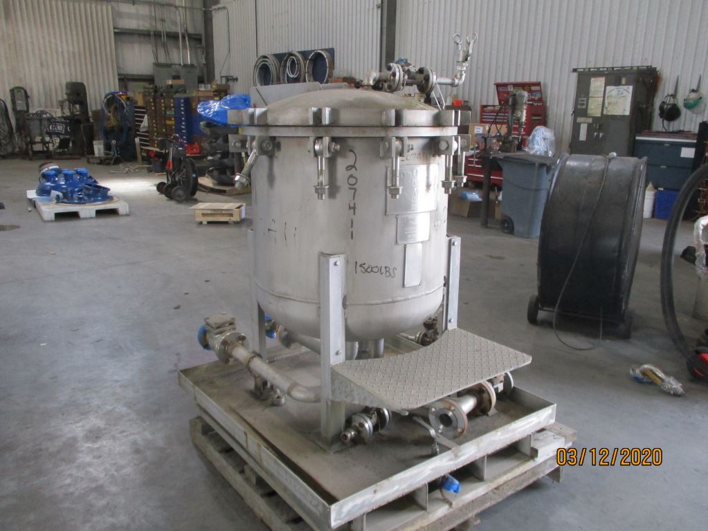  0.41 m² (4.4 ft²) Stainless Steel 316 Basket Filter For Sale - IPP# 207411