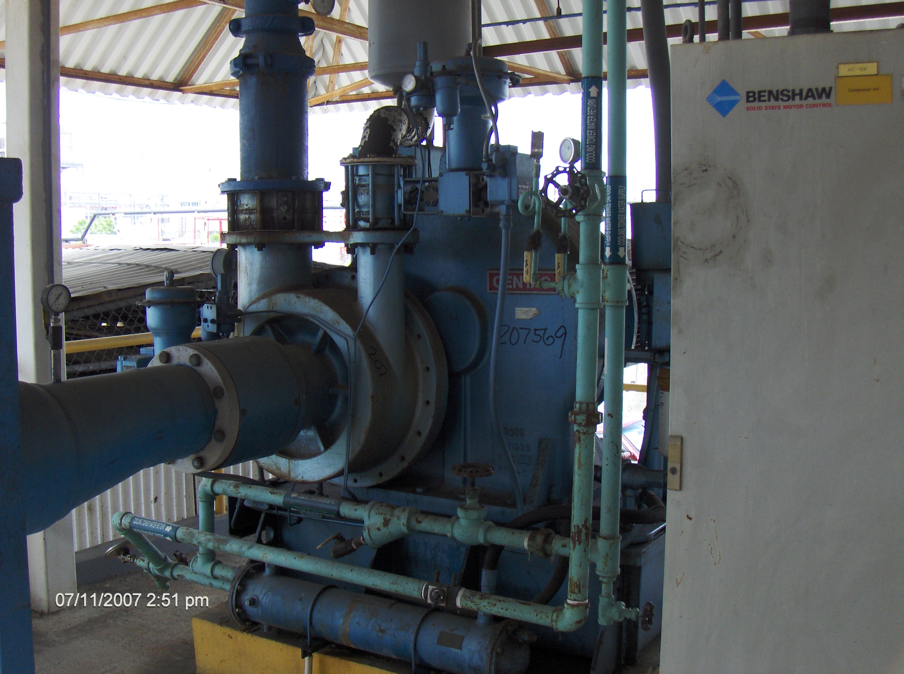 IPP# 207569, 3,653 m3/h (2,150 CFM)   Centrifugal Compressor For Sale