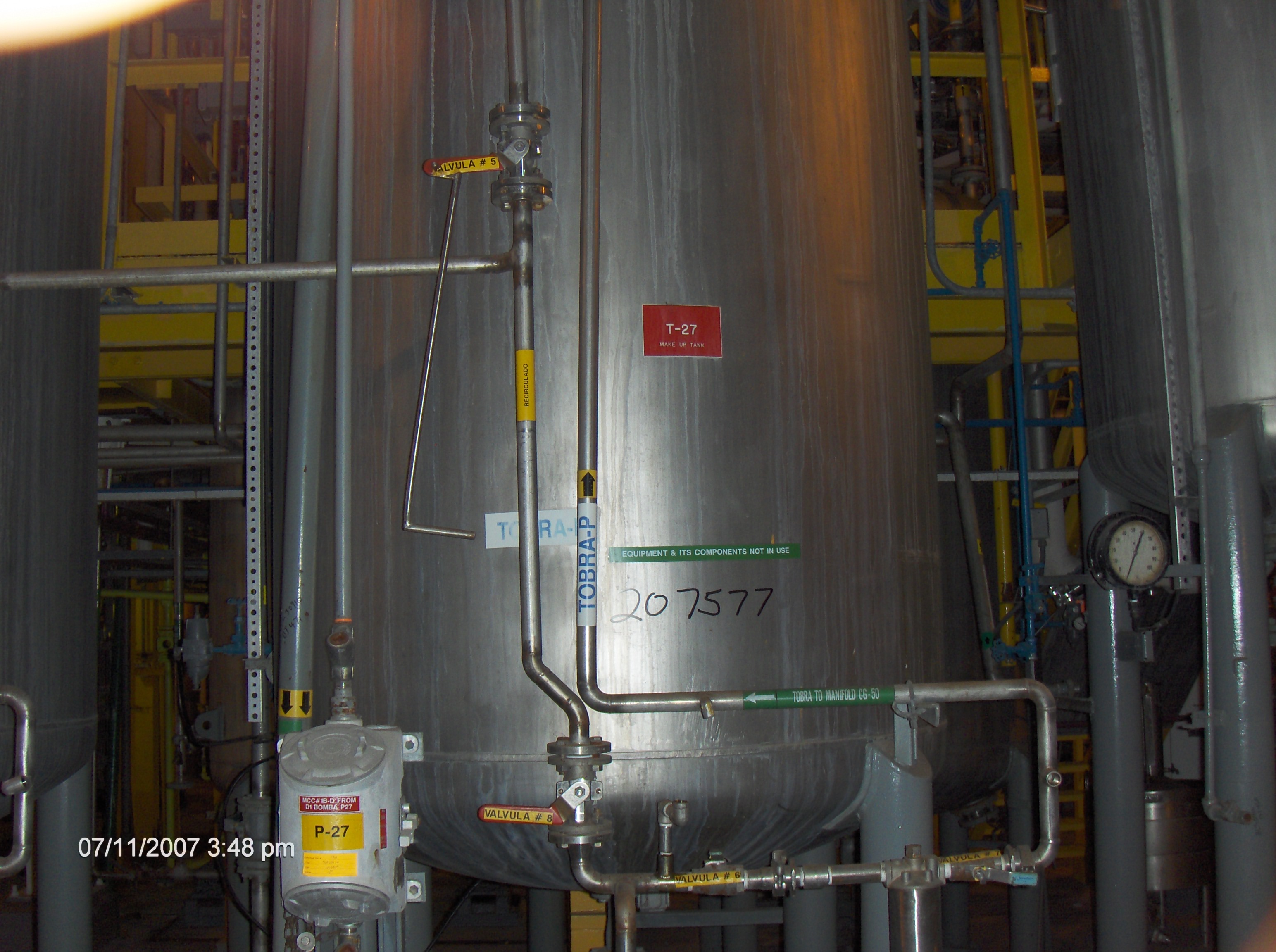 IPP# 207577, 3,312 L (875 gallons)  Stainless Steel 304  Tank For Sale