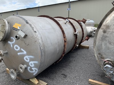 IPP# 207665, 11,356 L (3,000 gallons)  Stainless Steel 304  Tank For Sale