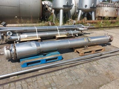 IPP# 207947, 100 kg/h (220.5 lb/h)  Stainless Steel Austentic Rising/Falling Film Evaporator For Sale