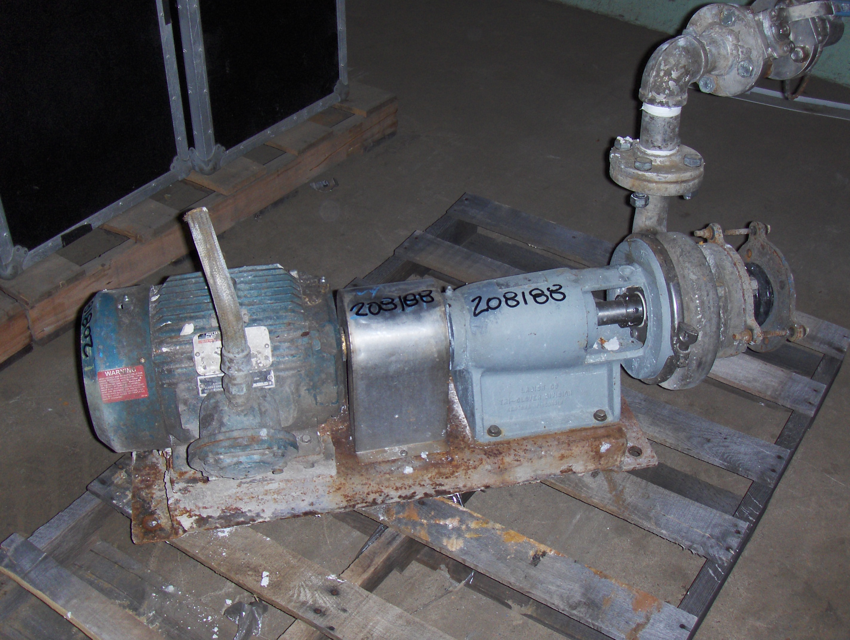 IPP# 208188, 26.1 m3/h (115 GPM)  Stainless Steel 316 Centrifugal Pump For Sale