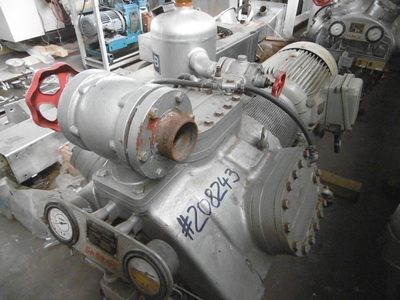 IPP# 208243, 414 m3/h (243.7 CFM)   Reciprocating Compressor For Sale