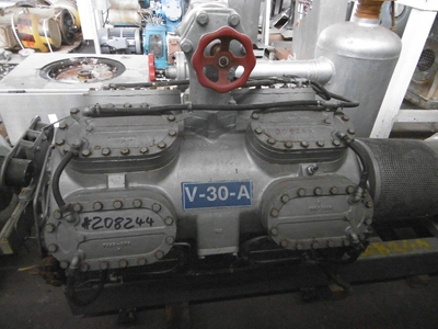 IPP# 208244, 1,102 m3/h (648.6 CFM)   Reciprocating Compressor For Sale