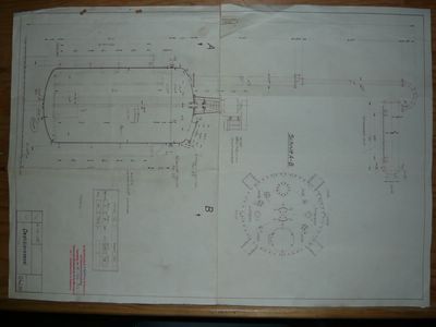 IPP# 208259, 12,500 L (3,302 gallons)  Stainless Steel 316 Batch-Type Agitated Reactor For Sale