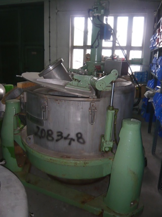  Stainless Steel Austentic Auto Discharge-Bottom Centrifuge-Basket