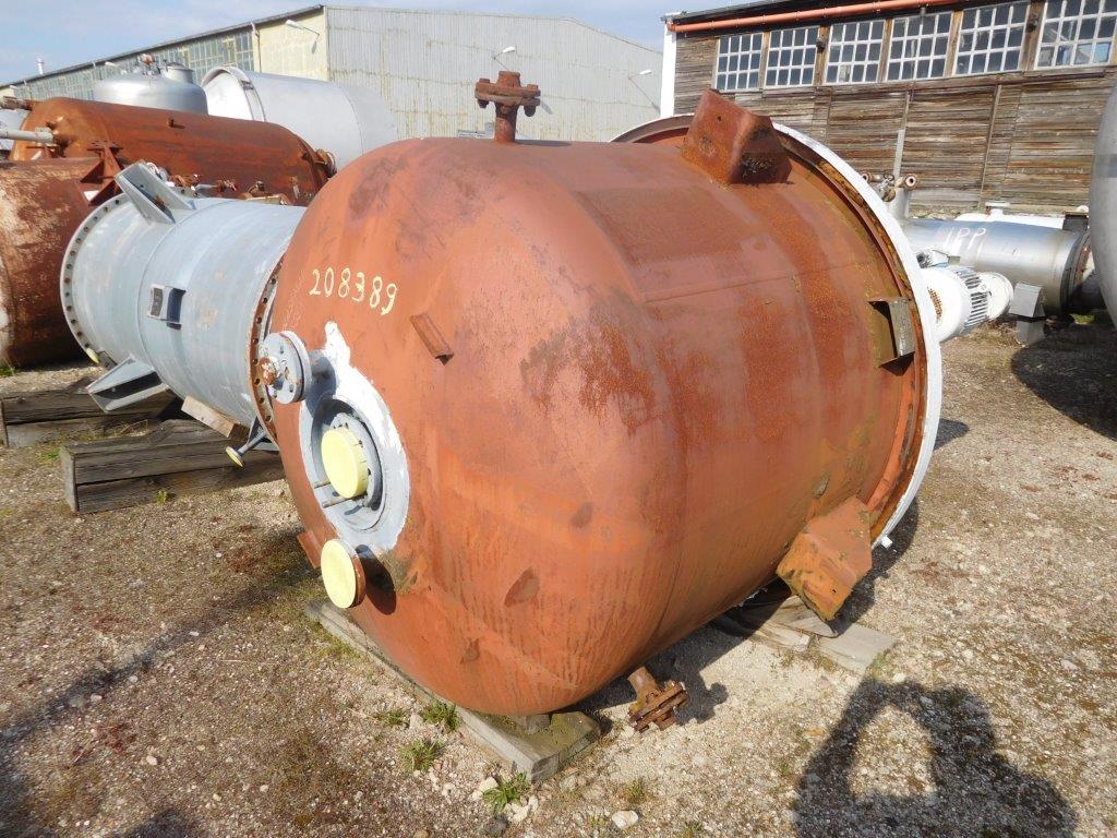 IPP# 208389, 2,115 L (558.7 gallons)  Glasslined Batch-Type Agitated Reactor For Sale