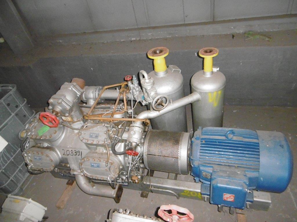 IPP# 208391, 671 m3/h (394.9 CFM)   Reciprocating Compressor For Sale