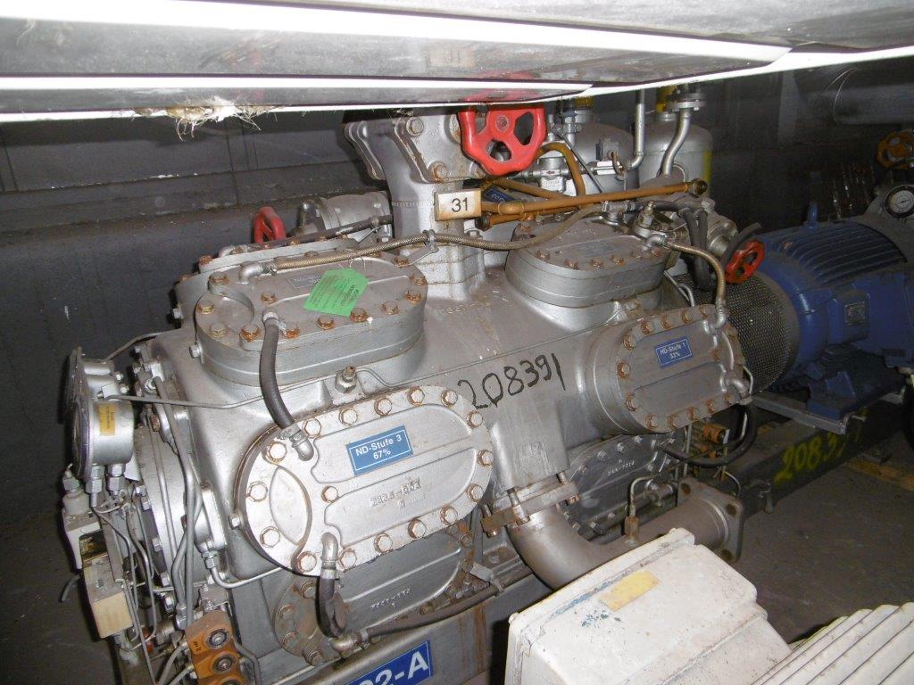 IPP# 208391, 671 m3/h (394.9 CFM)   Reciprocating Compressor For Sale