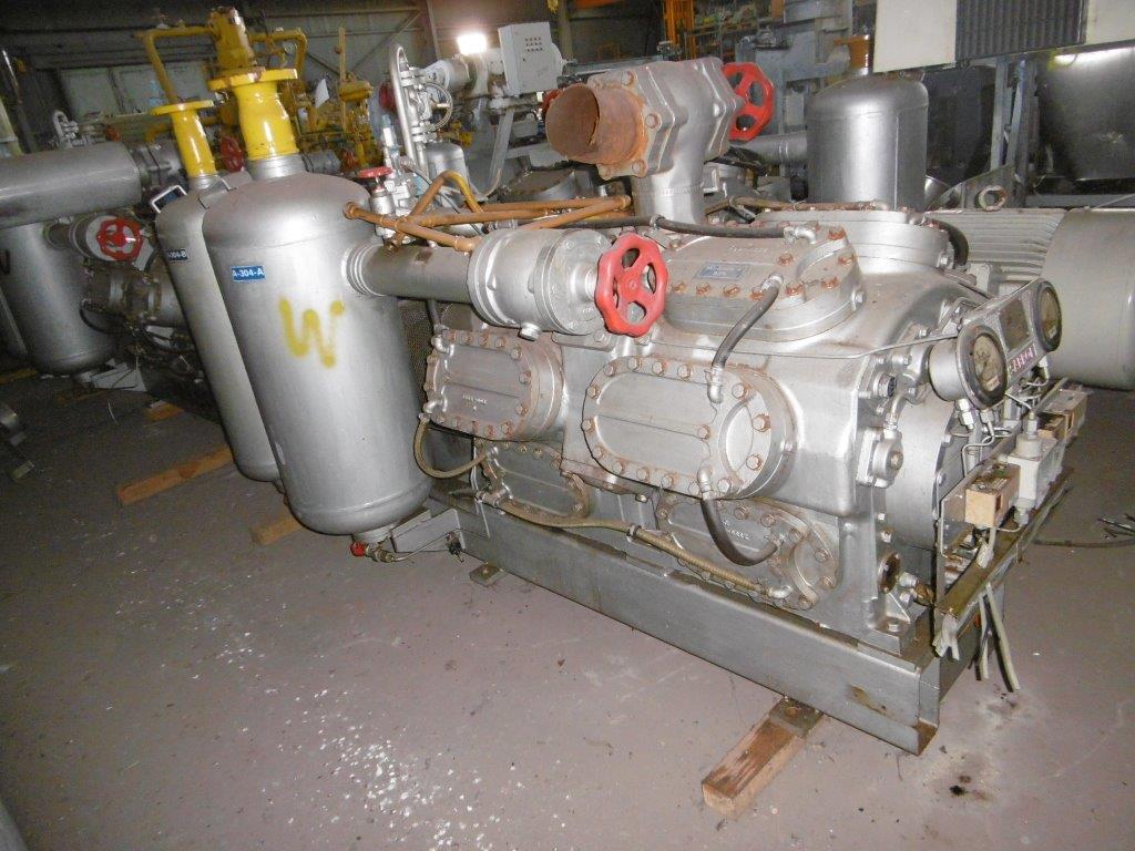 IPP# 208391, 671 m3/h (394.9 CFM)   Reciprocating Compressor For Sale