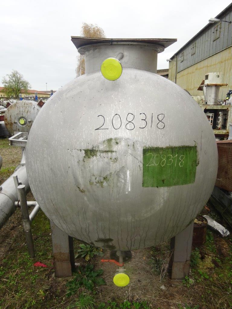 IPP# 208318, 3,000 L (792.5 gallons)  Stainless Steel Austentic  Tank For Sale