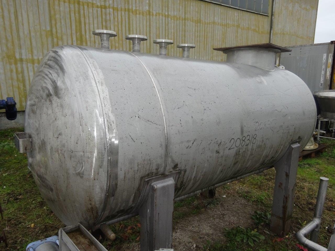 IPP# 208318, 3,000 L (792.5 gallons)  Stainless Steel Austentic  Tank For Sale