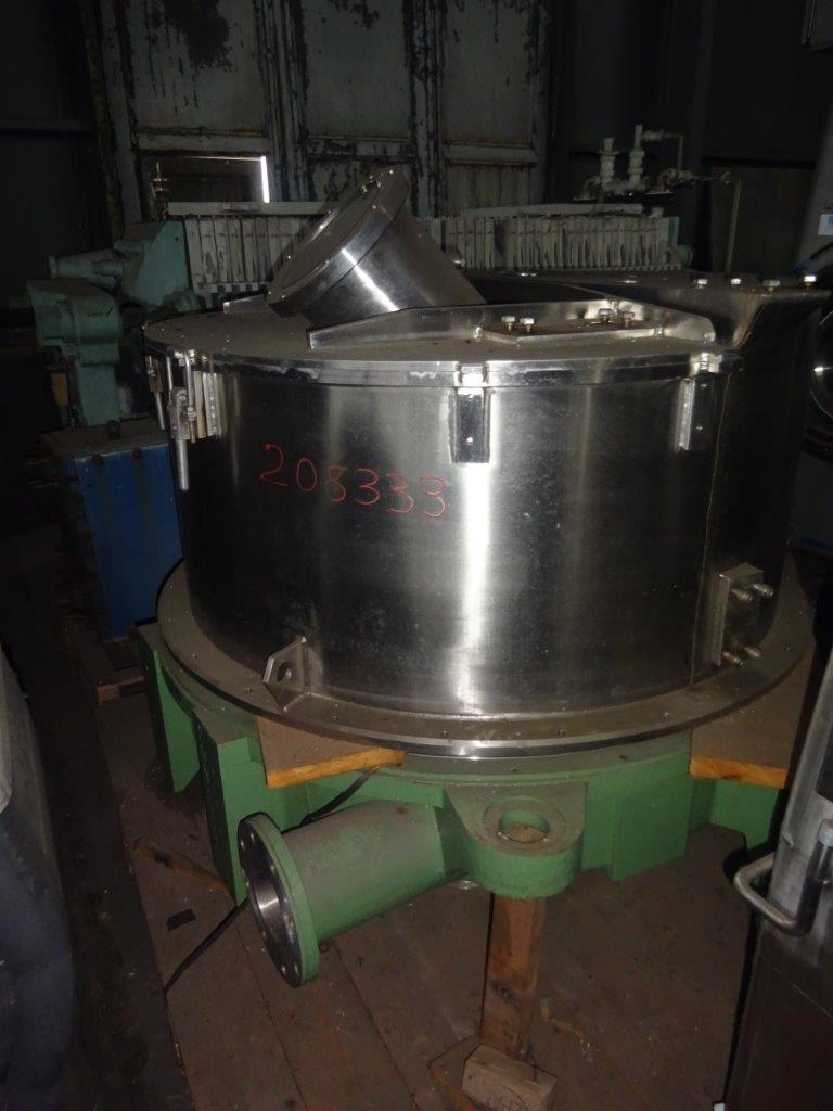 IPP# 208333, 1,250 mm (49.2 in)  Stainless Steel 316 Parts Only Centrifuge-Basket For Sale