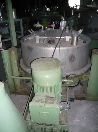  Stainless Steel Austentic Manual Discharge-Top Centrifuge-Basket