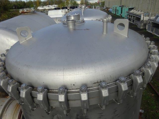 IPP# 208456, 80 m² (861.1 ft²)  Stainless Steel 321 Pressure Leaf Filter For Sale