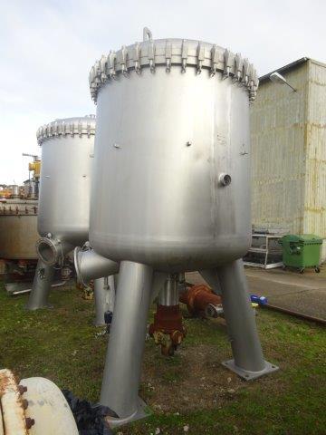 IPP# 208456, 80 m² (861.1 ft²)  Stainless Steel 321 Pressure Leaf Filter For Sale