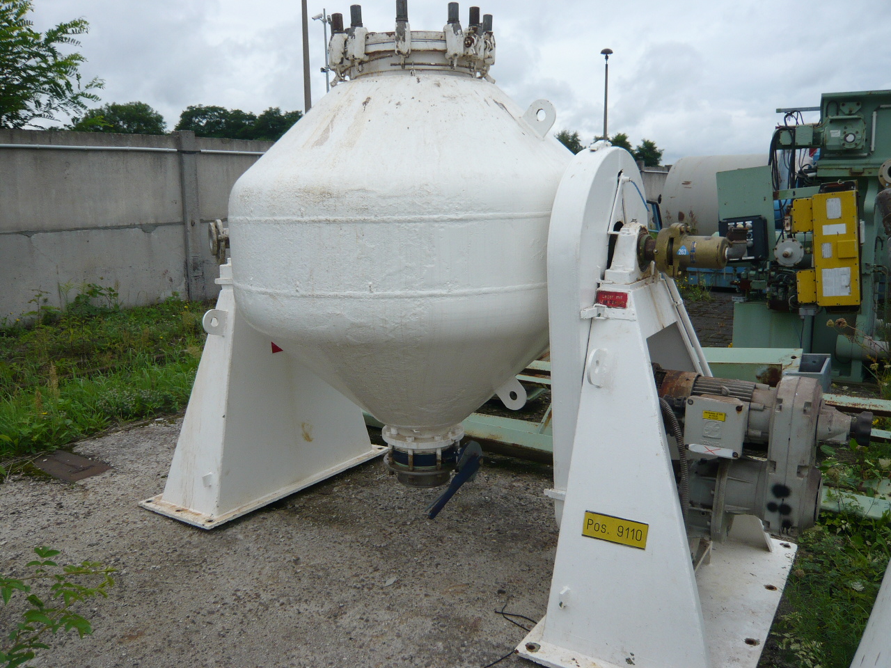 IPP# 208476, 0.99 m3 (35 ft3)  Glasslined  Dryer-Twin Shell & Double Cone For Sale