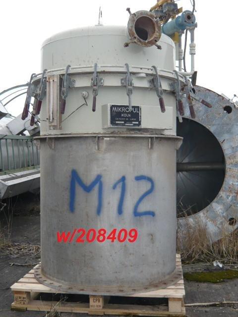 IPP# 208409, 20 m3 (706.3 ft3)  Stainless Steel 321  Mixer-Ribbon & Paddle For Sale