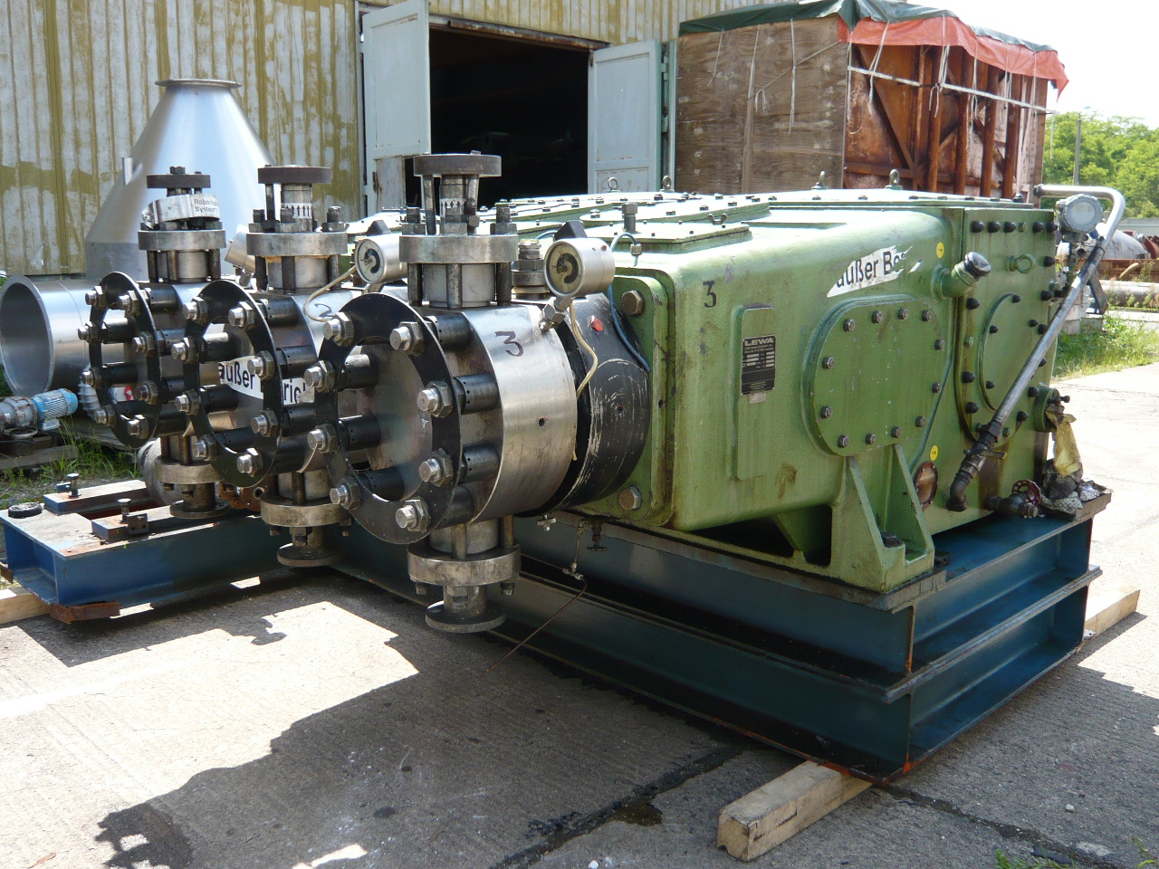 IPP# 208417, 100 m3/h (440.3 GPM)  Stainless Steel Austentic Reciprocating Pump For Sale