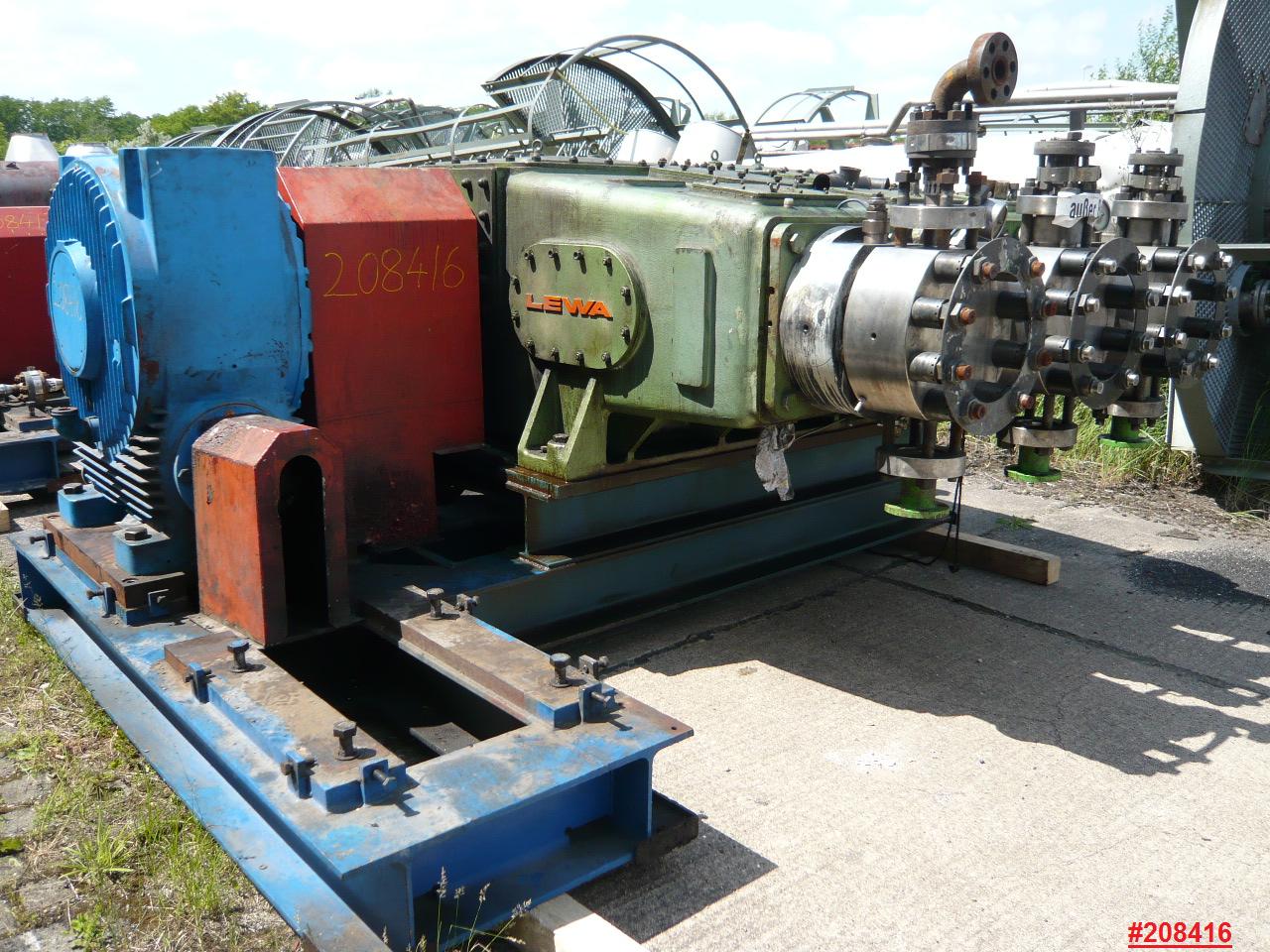 IPP# 208416, 100 m3/h (440.3 GPM)  Stainless Steel Austentic Reciprocating Pump For Sale