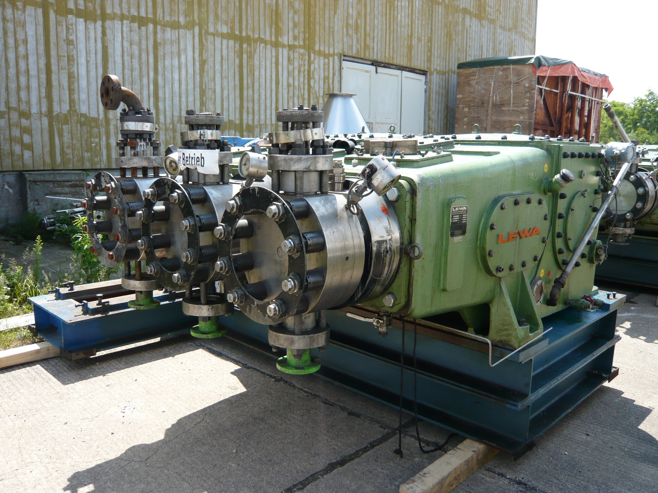 IPP# 208416, 100 m3/h (440.3 GPM)  Stainless Steel Austentic Reciprocating Pump For Sale