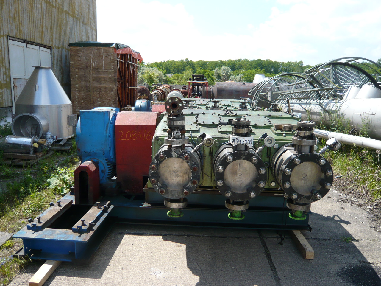 IPP# 208416, 100 m3/h (440.3 GPM)  Stainless Steel Austentic Reciprocating Pump For Sale