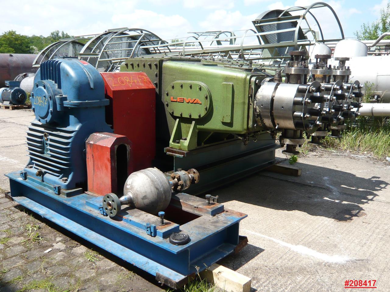 IPP# 208417, 100 m3/h (440.3 GPM)  Stainless Steel Austentic Reciprocating Pump For Sale