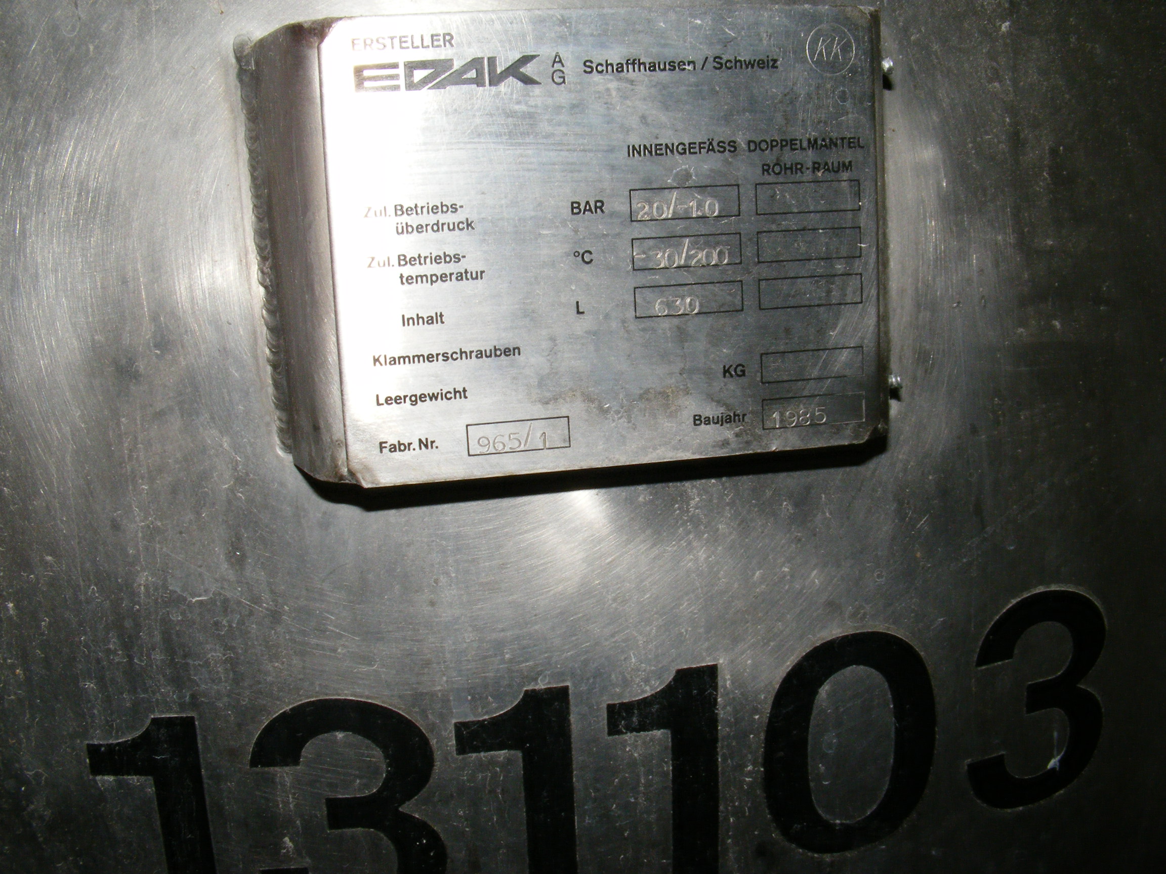   Centrifuge-Basket 1,250 mm (49.2 in) Stainless Steel 316L For Sale - IPP# 208418