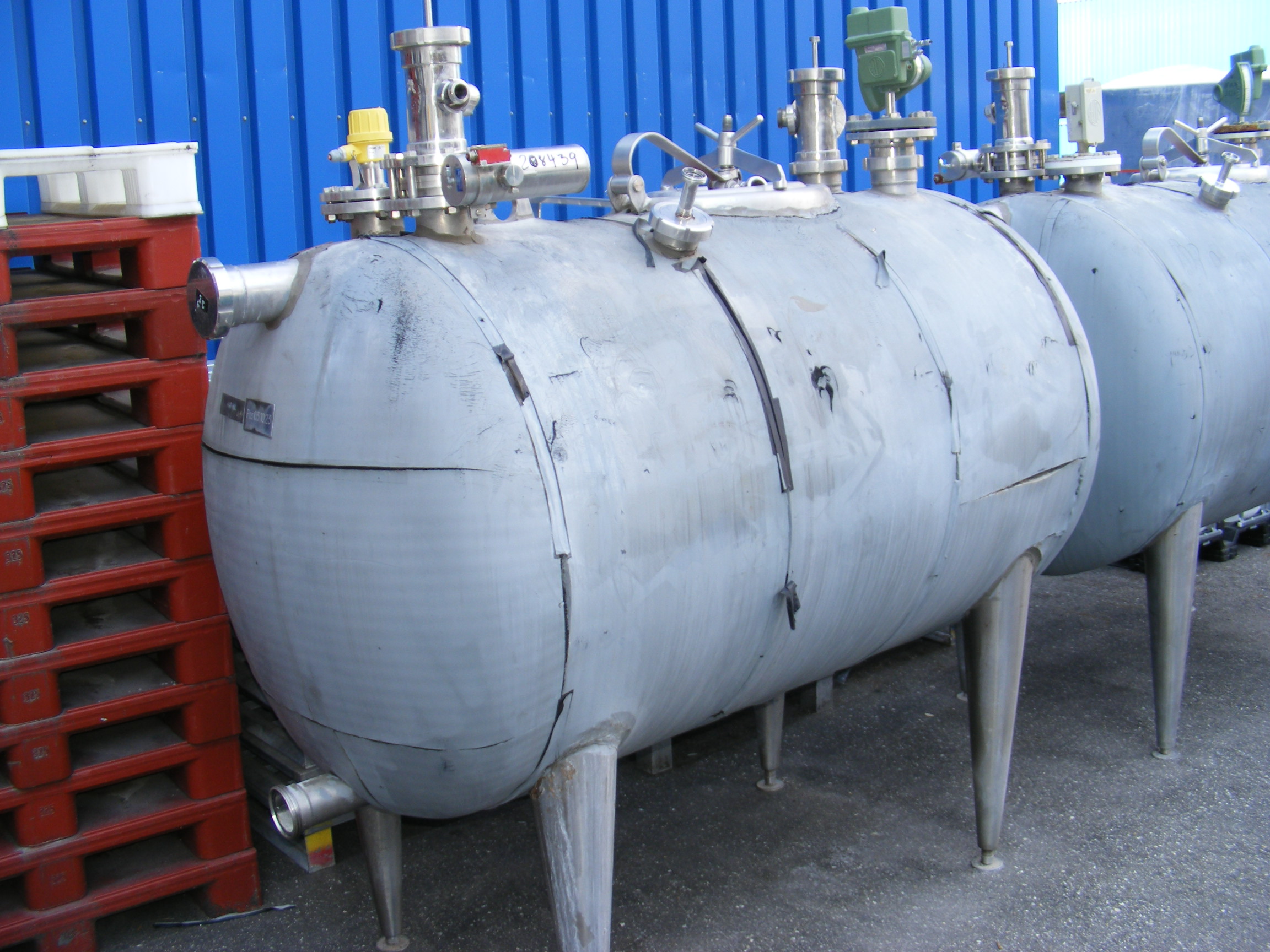 IPP# 208439, 1,600 L (422.7 gallons)  Stainless Steel 304  Tank For Sale