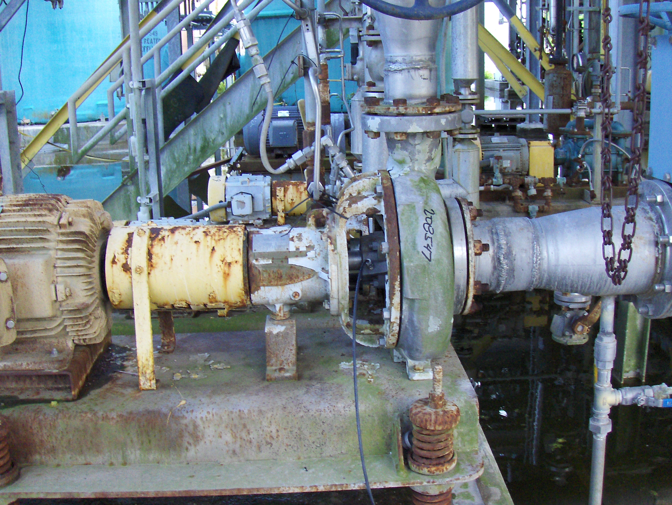 IPP# 208547, 127.2 m3/h (560 GPM)  Stainless Steel 316 Centrifugal Pump For Sale