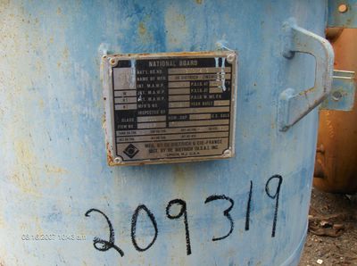 Glasslined DeDietrich Tank - IPP# 209319