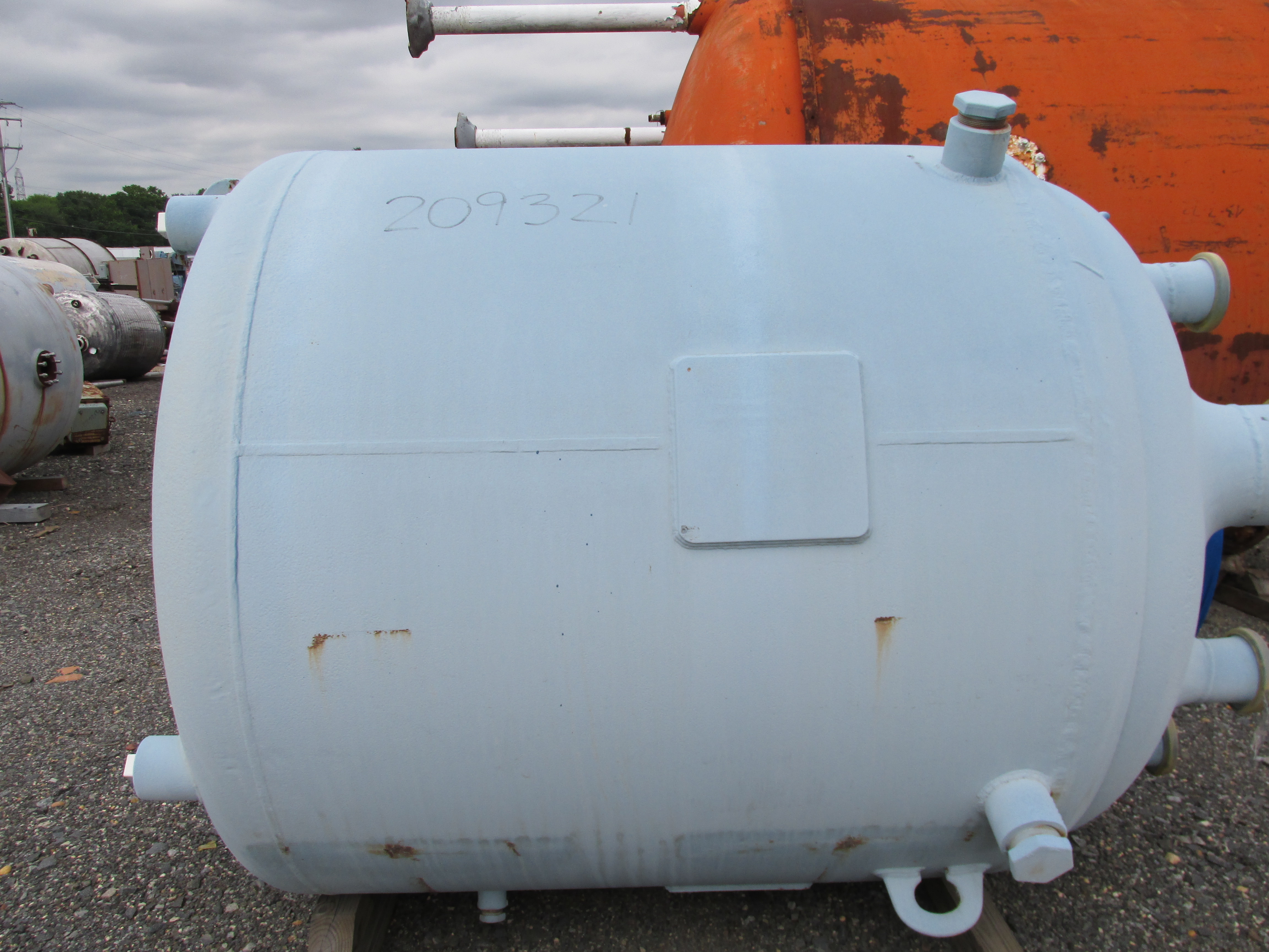 IPP# 209321, 2,839 L (750 gallons)  Glasslined Batch-Type Agitated Reactor For Sale