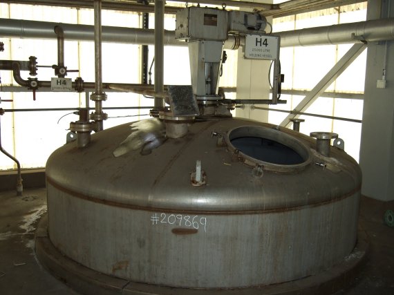 IPP# 209872, 25,000 L (6,604 gallons)  Stainless Steel 316  Tank For Sale