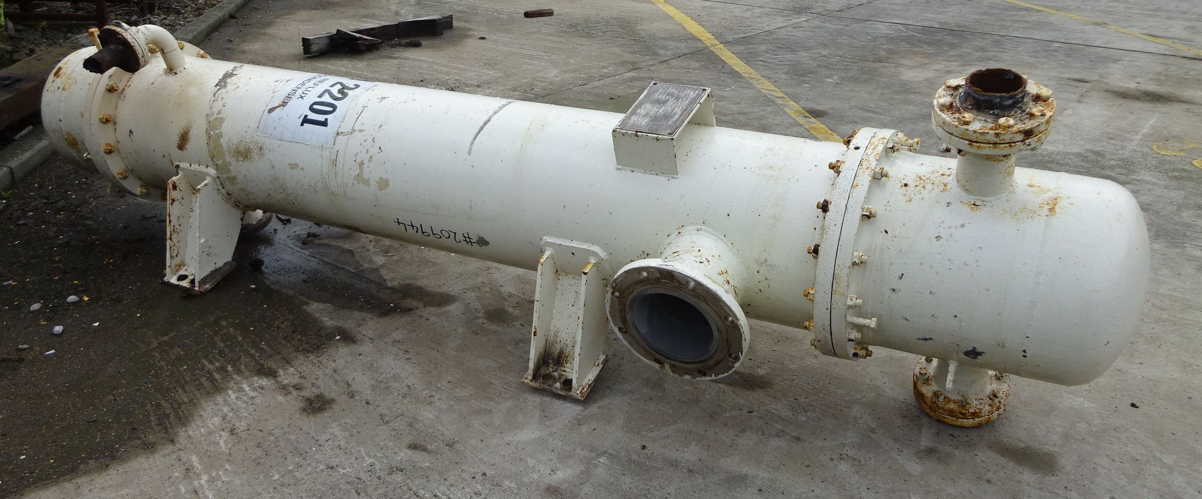 IPP# 209944, 27.8 m² (299.2 ft²)  Stainless Steel 316 Shell and Tube Heat Exchanger For Sale