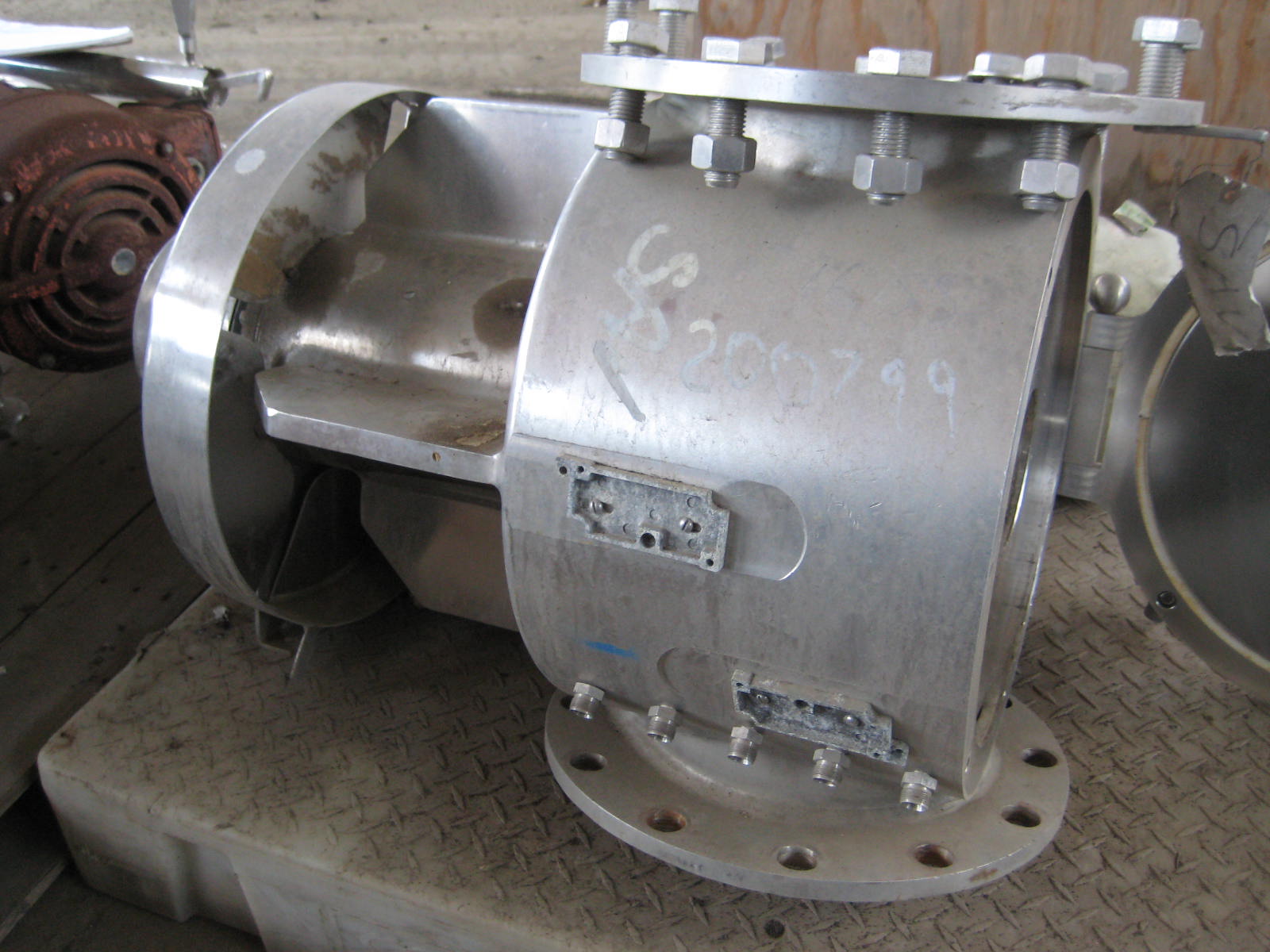 IPP# 200799, 254 mm (10 in)  Stainless Steel 316 Rotary Feeder For Sale