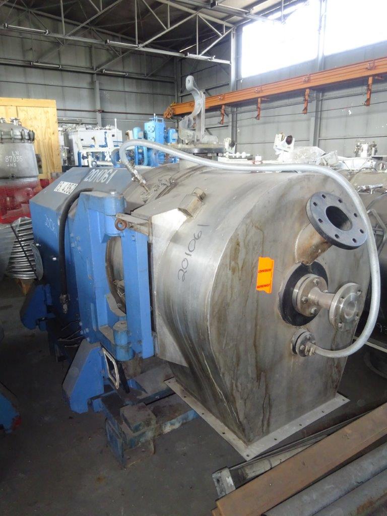 IPP# 201061, 600 mm (23.6 in)  Lined  Centrifuge-Inverting Filter For Sale