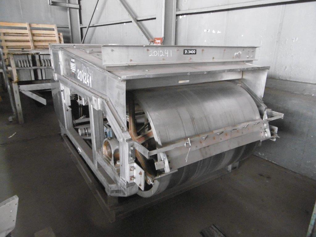 IPP# 201241, 1,200 mm (47.2 in)  Stainless Steel 316  Dryer-Flaker Drum and Belt For Sale