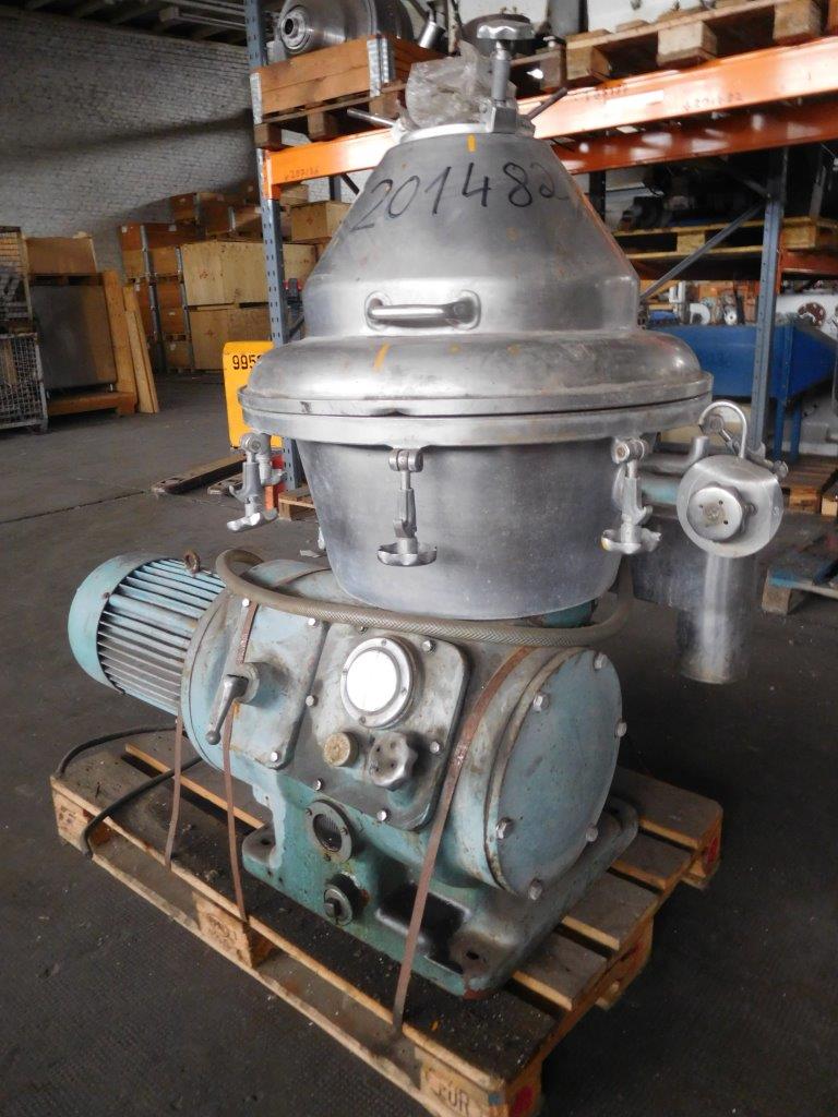 IPP# 201482, 15 kW (20.1 HP)  Stainless Steel Other  Centrifuge-Disc Bowl For Sale