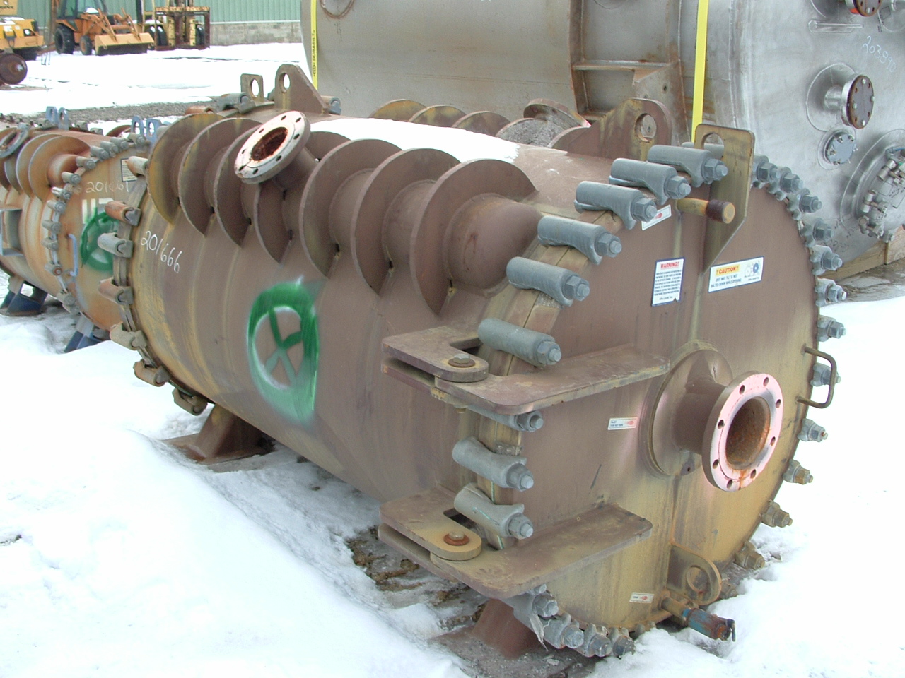 IPP# 201666, 97.5 m² (1,050 ft²)  Carbon Steel Spiral Heat Exchanger For Sale