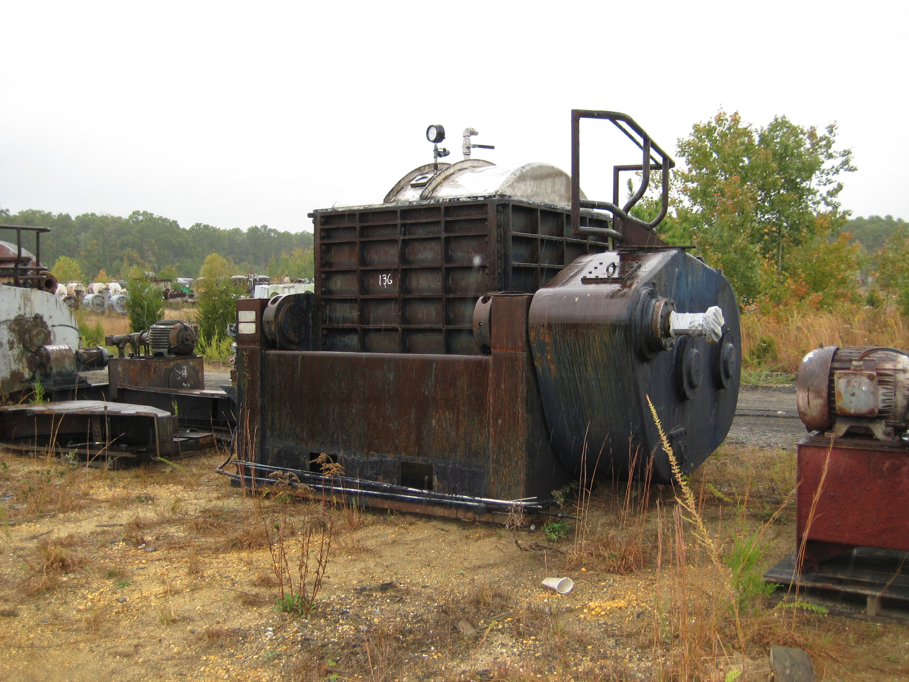 IPP# 202136, 3,312 L (875 gallons)  Carbon Steel  Mixer-Double Arm For Sale