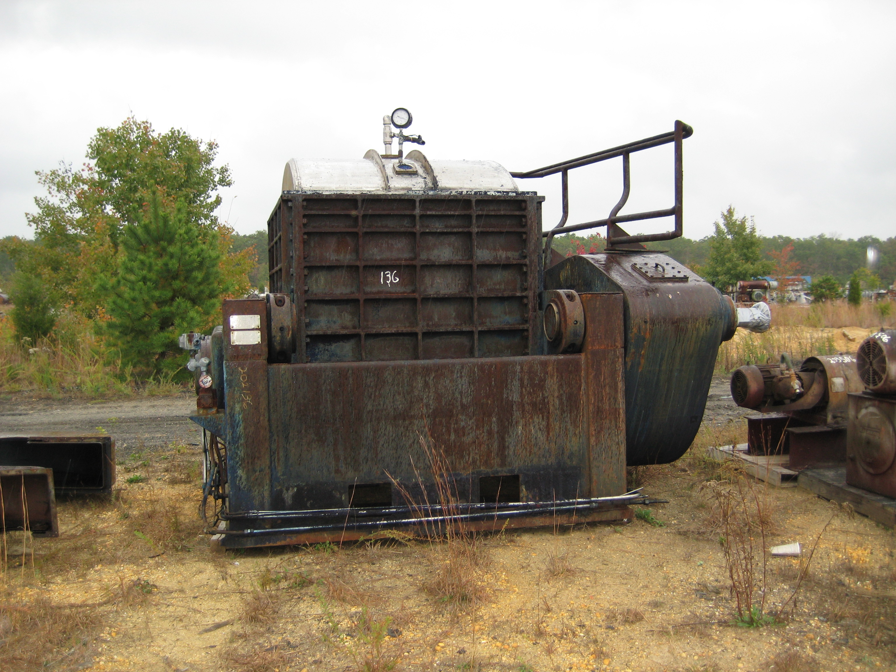 IPP# 202136, 3,312 L (875 gallons)  Carbon Steel  Mixer-Double Arm For Sale