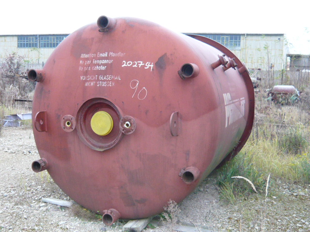 IPP# 202754, 9,055 L (2,392 gallons)  Glasslined Batch-Type Agitated Reactor For Sale