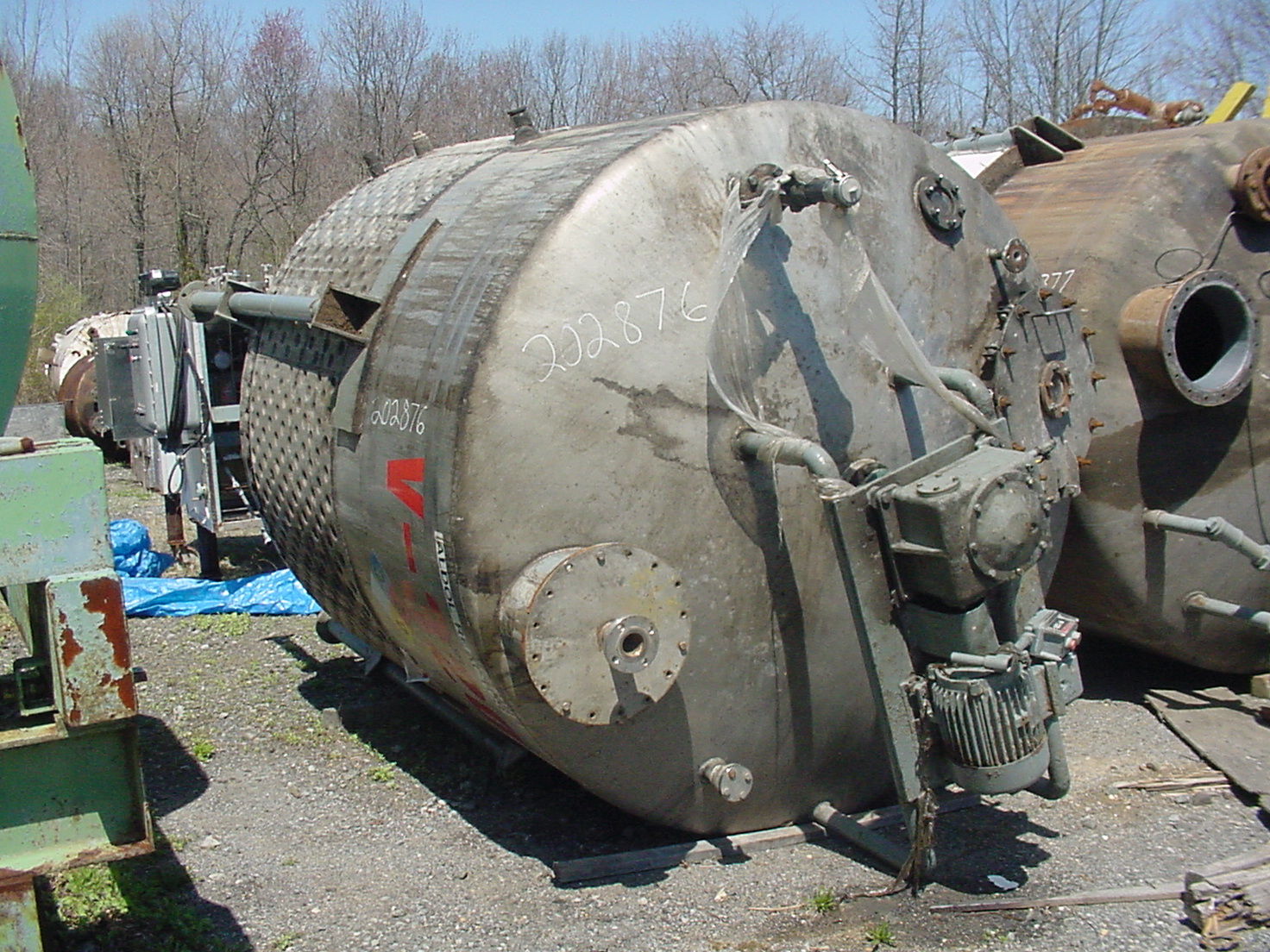 IPP# 202876, 9,464 L (2,500 gallons)  Stainless Steel 316 Batch-Type Agitated Reactor For Sale