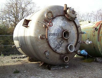 IPP# 202822, 27,000 L (7,133 gallons)  Stainless Steel 316 Batch-Type Agitated Reactor For Sale