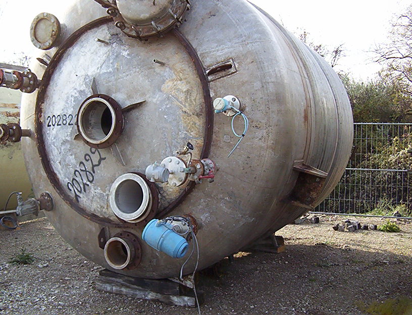 IPP# 202822, 27,000 L (7,133 gallons)  Stainless Steel 316 Batch-Type Agitated Reactor For Sale