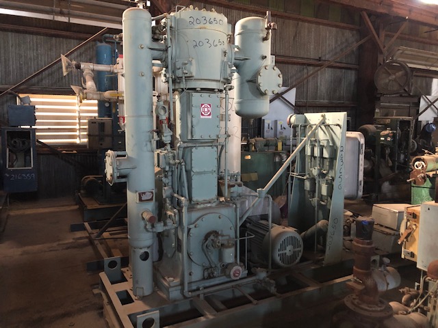 IPP# 203650, 168.2 m3/h (99 CFM)   Reciprocating Compressor For Sale