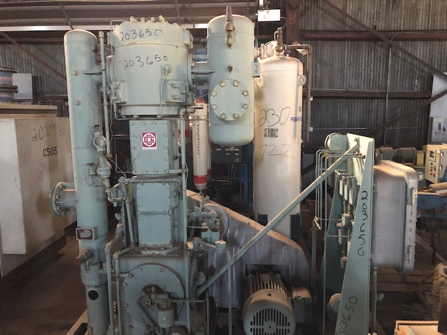 IPP# 203650, 168.2 m3/h (99 CFM)   Reciprocating Compressor For Sale